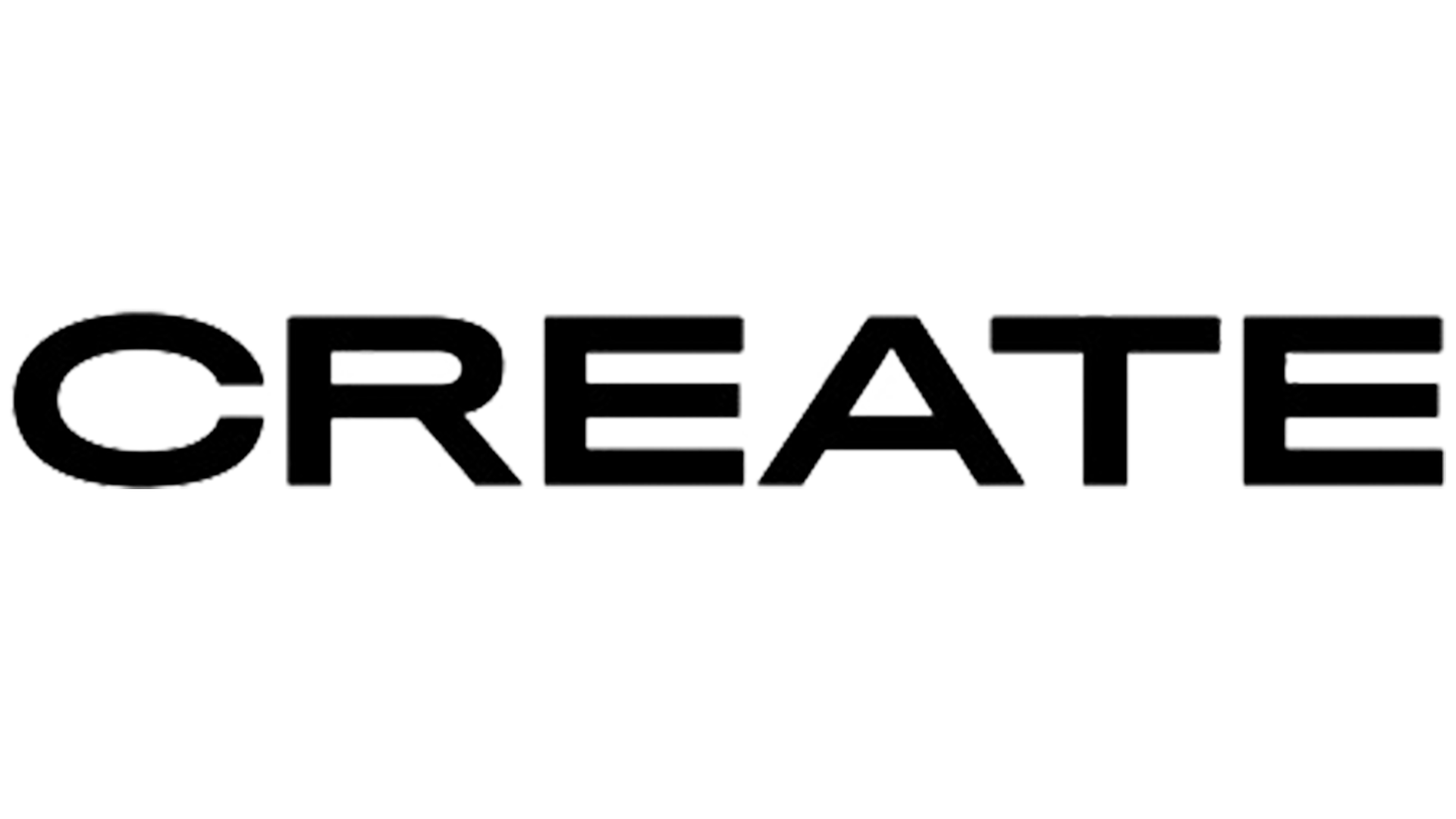 logo de CREATE en blanco y negro