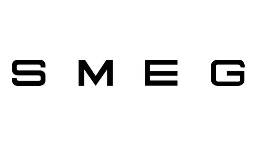 Logo de SMEG en blanco y negro